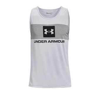 UNDER ARMOUR 安德玛 Tech Graphic 男子运动背心 1361713-011 灰色 XL