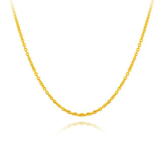 CHOW TAI SENG 周大生 G0LC0001 十字足金项链