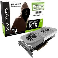 玄人志向 显卡 NVIDIA GeForce RTX3060Ti 配备 GDDR6 8GB GALAKURO GAMING系列