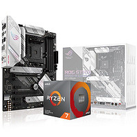 AMD 主板CPU套装 华硕B550-A GAMING吹雪 R5 5600X(散片)套装
