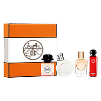 HERMÈS 爱马仕 香水套装 (橘彩星光EDT7.5ml+之光纯香EDP7.5ml+丝巾EDP7.5ml+血色大黄EDC7.5ml)