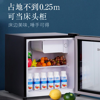 美菱（MELING）50升迷你家用冷柜 冷藏保鲜冰箱 茶叶水果化妆品小型冰吧SC-50L