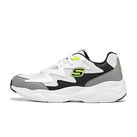 SKECHERS 斯凯奇 D'lites Airy 男子休闲运动鞋 894044/WBK 白色/黑色 41