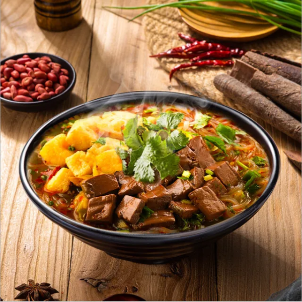CAFINE 刻凡 国潮桶装鸭血粉丝汤方便面150g 速食夜宵休闲零食