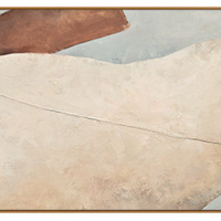 仟象映画 茹果 《拥有》150x60cm 北欧极简客厅装饰画 现代日式抽象画 沙发背景墙挂画 侘寂风壁画
