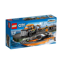 LEGO 乐高 City城市系列 60085 4X4赛艇运输车