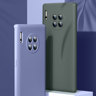 奶小鸭 华为Mate 30 pro 硅胶手机壳 薰衣灰