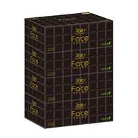 C&S 洁柔 黑Face系列 抽纸 3层*100抽*4盒(195*155mm)