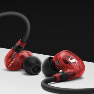 SENNHEISER 森海塞尔 IE 100 PRO 入耳式挂耳式动圈降噪有线耳机 红色 3.5mm