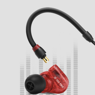 SENNHEISER 森海塞尔 IE 100 PRO 入耳式挂耳式动圈降噪有线耳机 红色 3.5mm