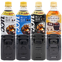 UCC 悠诗诗 职人咖啡无糖低咖啡因原味大瓶饮料品930ml