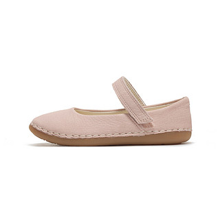 Clarks 其乐 261422987 女童皮鞋 粉色 22码