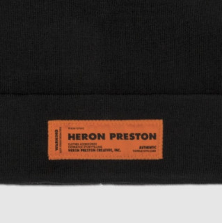 HERON PRESTON 男女款毛线帽 黑色