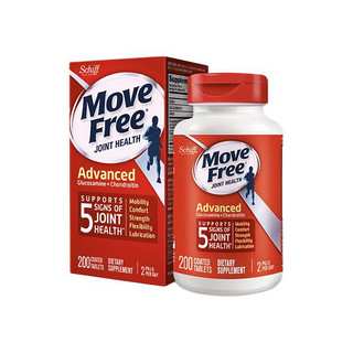 Schiff 旭福 Move Free 氨糖软骨素钙片 200粒 红瓶