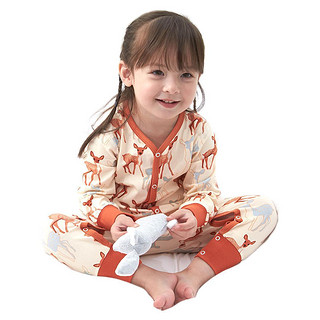 i-baby E1210017-106 婴儿长袖连体衣 开裆款