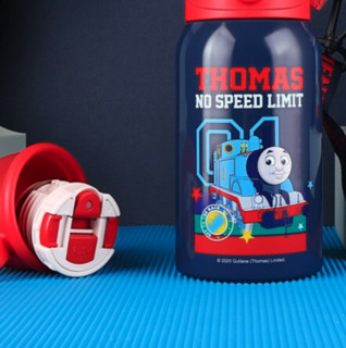 THOMAS & FRIENDS 托马斯和朋友 MT9902 儿童保温杯 双盖款 500ml 蓝色