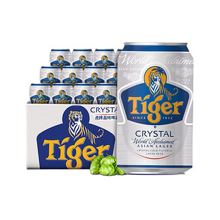 TIGER 虎牌 晶纯啤酒 330ml*24听