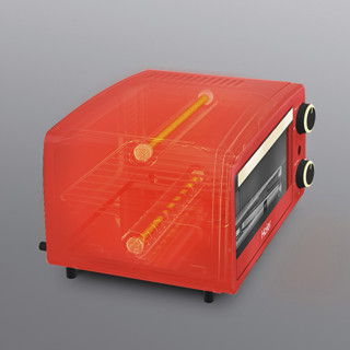 Haier 海尔 K-10M2R 电烤箱 10L 朱雀红