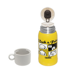 THERMOS 膳魔师 TCKA-553FS 儿童吸管保温杯 550ml 黄色 B.DUCK联名款