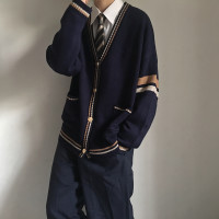 Anzmo贩卖元气 JK/DK制服 水原町针织开衫毛衣外套