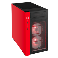 银昕 SilverStone 血战 RL08 RGB M-ATX机箱 半侧透