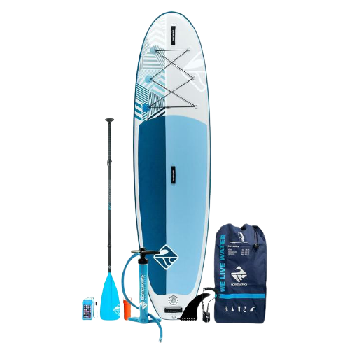 BOARDWORKS SHUBU Lūnr sup充气式桨板 白色+蓝色 3.1m