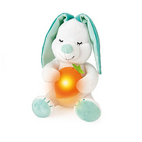 Hape 毛绒玩具音乐玩偶可爱夜光灯兔 hape声光安抚小兔子