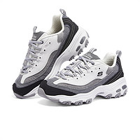 今日必买、PLUS会员：SKECHERS 斯凯奇 D'Lites 女子休闲运动鞋 149906/BKGY