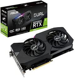 ASUS 华硕 [ASUSTek 华硕] 搭载GeForce RTX 3060Ti V2 OC Edition超频版本 8GB DUAL-RTX3060TI-O8G-V2