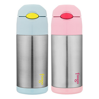 THERMOS 膳魔师 FOOGO系列 FFI-403 BL 儿童保温吸管杯 360ml 蓝色