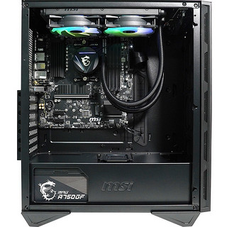 MSI 微星 Z5 台式机 黑色 (锐龙R5-5600X 、AMD RX6600XT、16GB、500GB SSD、水冷)