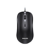 PHILIPS 飞利浦 SPK7214 标准版 有线鼠标 1600DPI 黑色