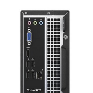 DELL 戴尔 Vostro 3470 9代酷睿版 商务台式机 黑色 (酷睿i3-9100、核芯显卡、8GB、1TB HDD、风冷)