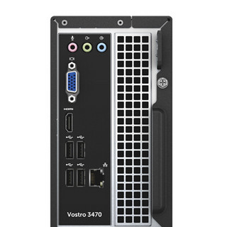 DELL 戴尔 Vostro 3470 9代酷睿版 21.5英寸 商务台式机 黑色 (酷睿i5-9400、核芯显卡、4GB、1TB HDD、风冷)