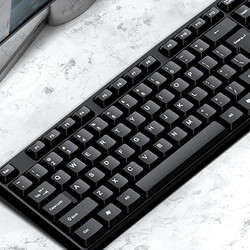 philips 飞利浦 spk6254 104键 有线薄膜键盘 黑色 无光