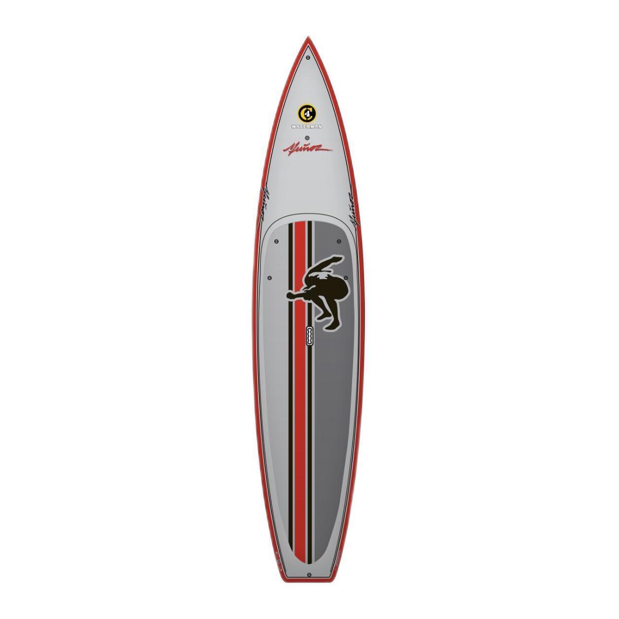 C4 WATERMAN 沃特曼 Mongoose Speed sup桨板 黑灰色+红色 3.8m