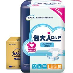 包大人 基础型成人纸尿裤 80片 L码