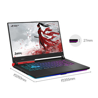 ROG 玩家国度 魔霸 新锐 15.6英寸 游戏本 黑色（R9-5900HX、 RTX 3060 6G、16GB、512GB SSD、 1080P、IPS、240Hz）
