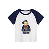 Classic Teddy 精典泰迪 儿童短袖T恤 棒球帽子熊 深蓝色 110cm