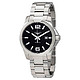 LONGINES 浪琴 Longines Conquest Black Dial Stainless Steel Mens 43mm Watch L37604566