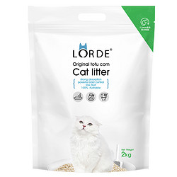 LORDE 里兜 猫砂豆腐猫沙强除臭低尘原味2kg*4袋易结团