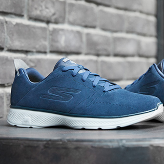 SKECHERS 斯凯奇 Go Walk 4 男子休闲运动鞋 54165/NVGY 藏蓝色 41