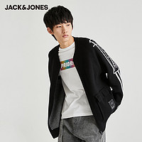JACK&JONES; 杰克琼斯 220425013 男士个性棒球针织衫