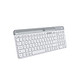 logitech 罗技 K580 87键 双模无线薄膜键盘 白色 无光