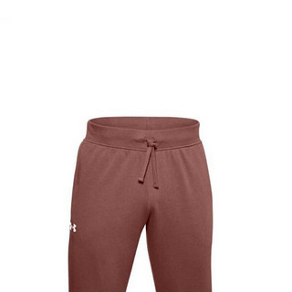 UNDER ARMOUR 安德玛 Rival Cotton 男子运动长裤 1357107-688 红色 XXL