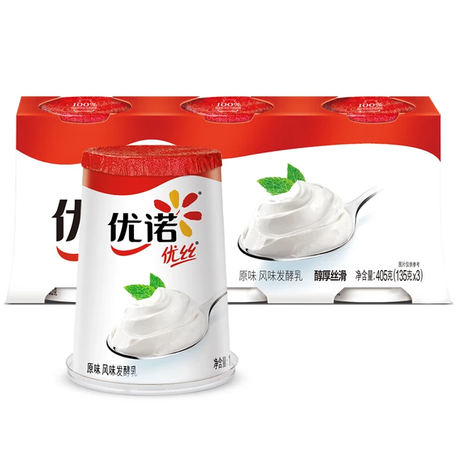 yoplait 优诺 优丝 风味发酵乳 原味