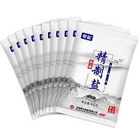 奉盐 加碘精制盐家用碘盐食用盐400g*10