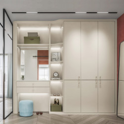 sogal索菲亚欧式衣柜定制卧室四门平开门衣帽间电视柜鞋柜全屋定做