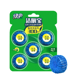 EVER GREEN 绿伞 蓝泡泡洁厕宝 50g*5 洁厕块
