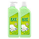  AXE 斧头 牌（AXE）花茶护肤洗洁精1.18kg*2(泵+补) 花茶清香 维E呵护不伤手　